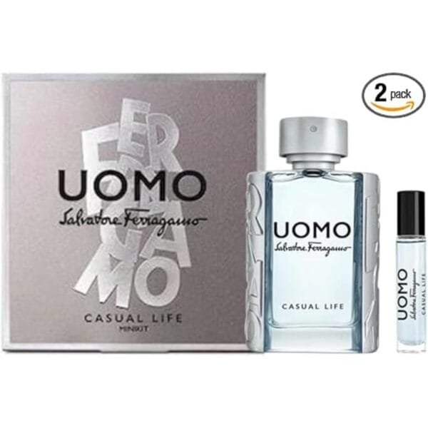 square-image (4) Salvatore Ferragamo Uomo Casual Life 2pzs Para Hombre