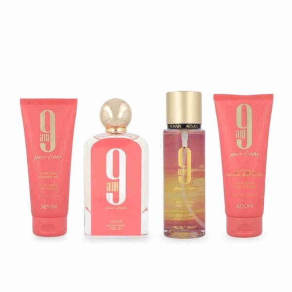 a10743_1_1_11zon Afnan 9am Pour Femme SET 4 Piezas Para Mujer EDP