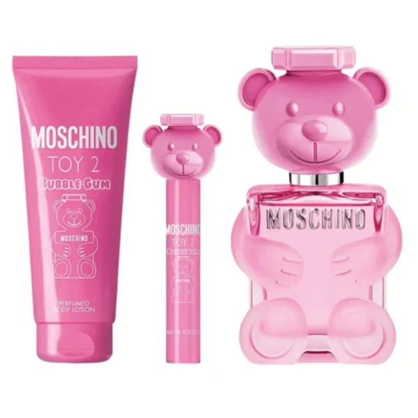 square-image (86) Moschino Toy 2 Bubble Gum Set 3 Pzs Para Dama 50ml EDT
